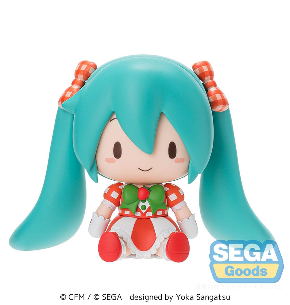 Character Vocal Series 01: Hatsune Miku Fuwa Petit Chibi Figure Hatsune Miku x Love and Berry Dress Up and Dance! Lovely Strawberry 8 cm 4582733440910