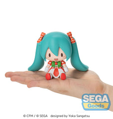 Character Vocal Series 01: Hatsune Miku Fuwa Petit Chibi Figure Hatsune Miku x Love and Berry Dress Up and Dance! Lovely Strawberry 8 cm 4582733440910