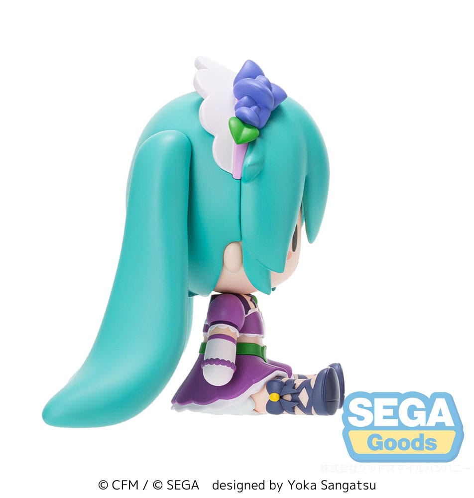 Character Vocal Series 01: Hatsune Miku Fuwa Petit Chibi Figure Hatsune Miku x Love and Berry Dress Up and Dance! Sparkly Purple 8 cm 4582733440927