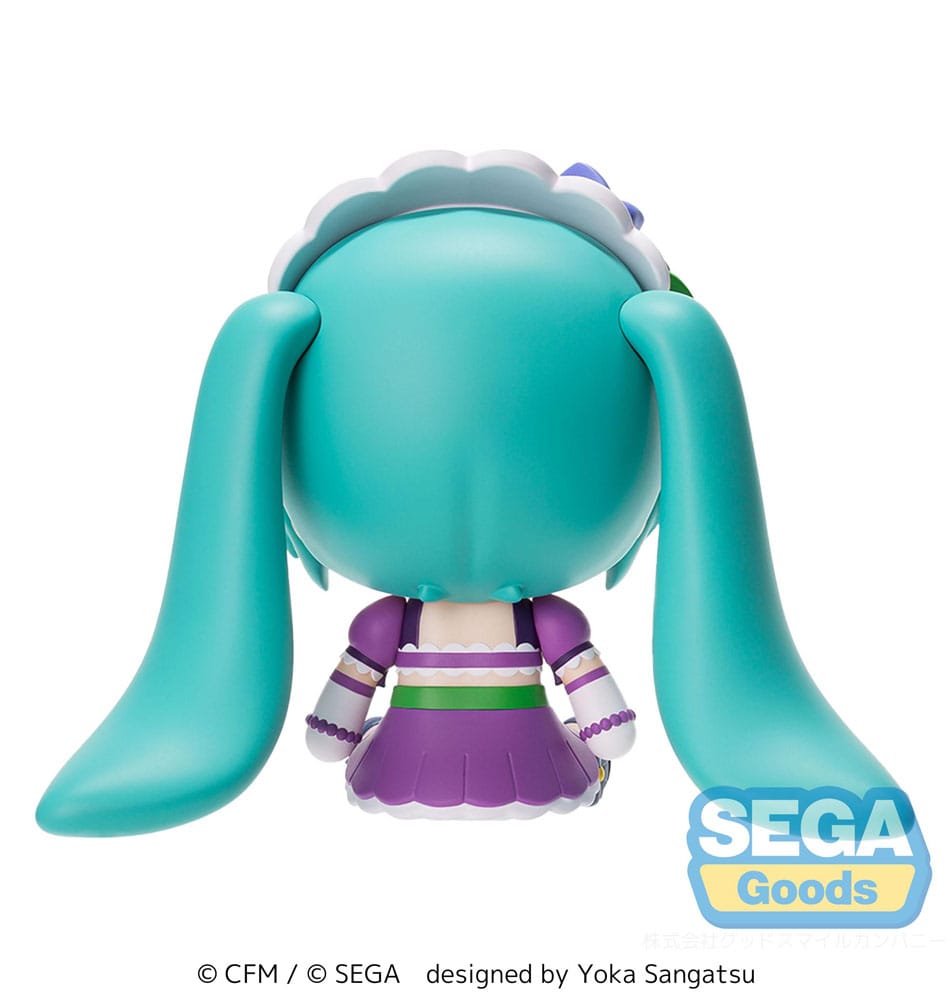Character Vocal Series 01: Hatsune Miku Fuwa Petit Chibi Figure Hatsune Miku x Love and Berry Dress Up and Dance! Sparkly Purple 8 cm 4582733440927