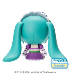 Character Vocal Series 01: Hatsune Miku Fuwa Petit Chibi Figure Hatsune Miku x Love and Berry Dress Up and Dance! Sparkly Purple 8 cm 4582733440927
