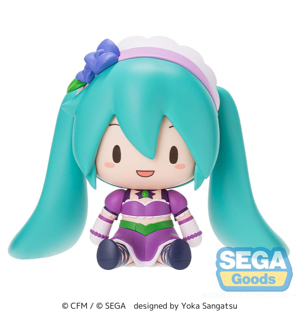 Character Vocal Series 01: Hatsune Miku Fuwa Petit Chibi Figure Hatsune Miku x Love and Berry Dress Up and Dance! Sparkly Purple 8 cm 4582733440927