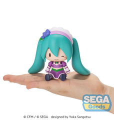 Character Vocal Series 01: Hatsune Miku Fuwa Petit Chibi Figure Hatsune Miku x Love and Berry Dress Up and Dance! Sparkly Purple 8 cm 4582733440927