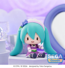 Character Vocal Series 01: Hatsune Miku Fuwa Petit Chibi Figure Hatsune Miku x Love and Berry Dress Up and Dance! Sparkly Purple 8 cm 4582733440927