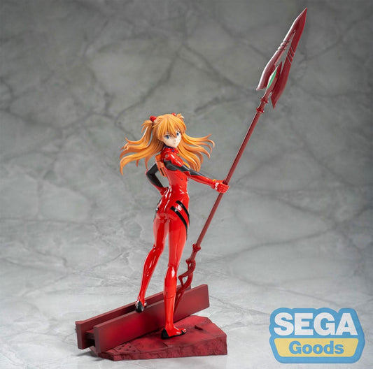 Evangelion: 3.0+1.0 Thrice Upon a Time Luminasta PVC Statue Asuka Shikinami Langley x Spear of Longinus 20 cm 4582733443737