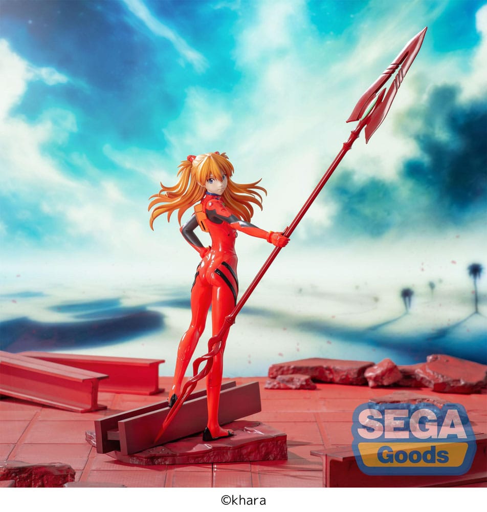 Evangelion: 3.0+1.0 Thrice Upon a Time Luminasta PVC Statue Asuka Shikinami Langley x Spear of Longinus 20 cm 4582733443737