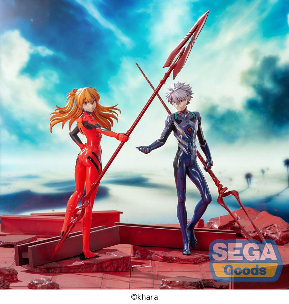 Evangelion: 3.0+1.0 Thrice Upon a Time Luminasta PVC Statue Asuka Shikinami Langley x Spear of Longinus 20 cm 4582733443737