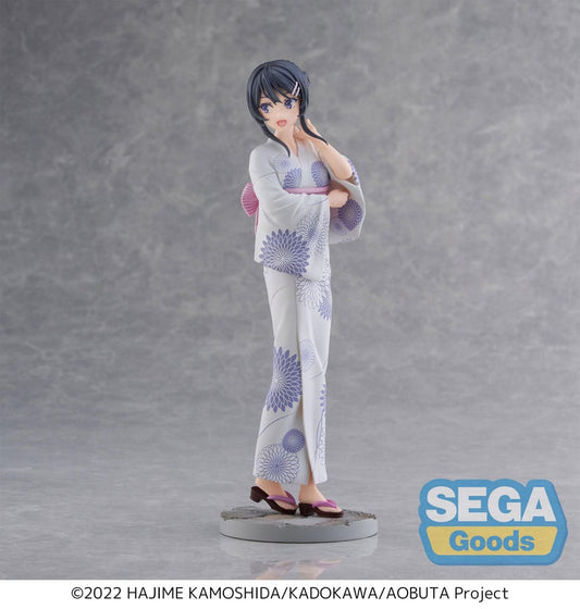 Rascal Does Not Dream of Bunny Girl Senpai Luminasta PVC Statue Mai Sakurajima Yukata 22 cm 4582733445557