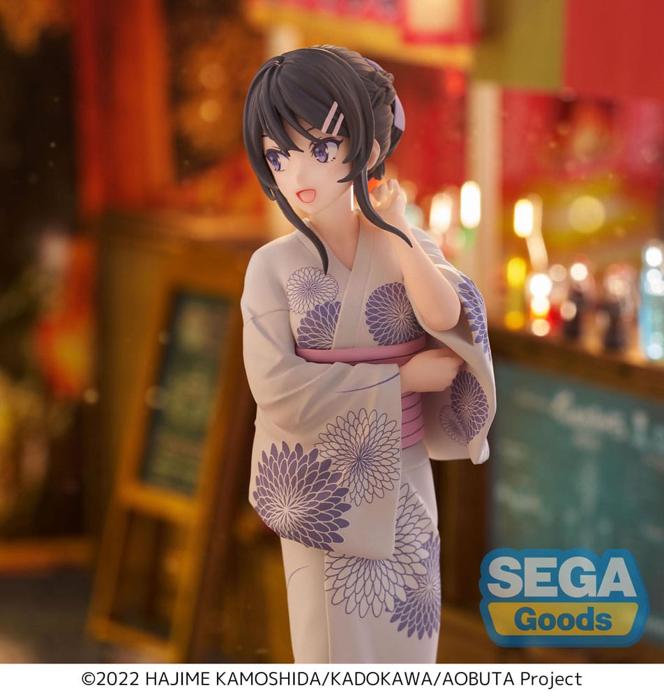 Rascal Does Not Dream of Bunny Girl Senpai Luminasta PVC Statue Mai Sakurajima Yukata 22 cm 4582733445557