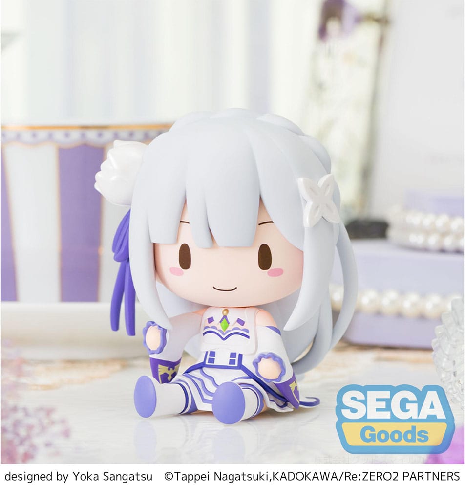 Re:Zero Starting Life in Another World Fuwa Petit Chibi Figure Emilia 8 cm 4582733445793