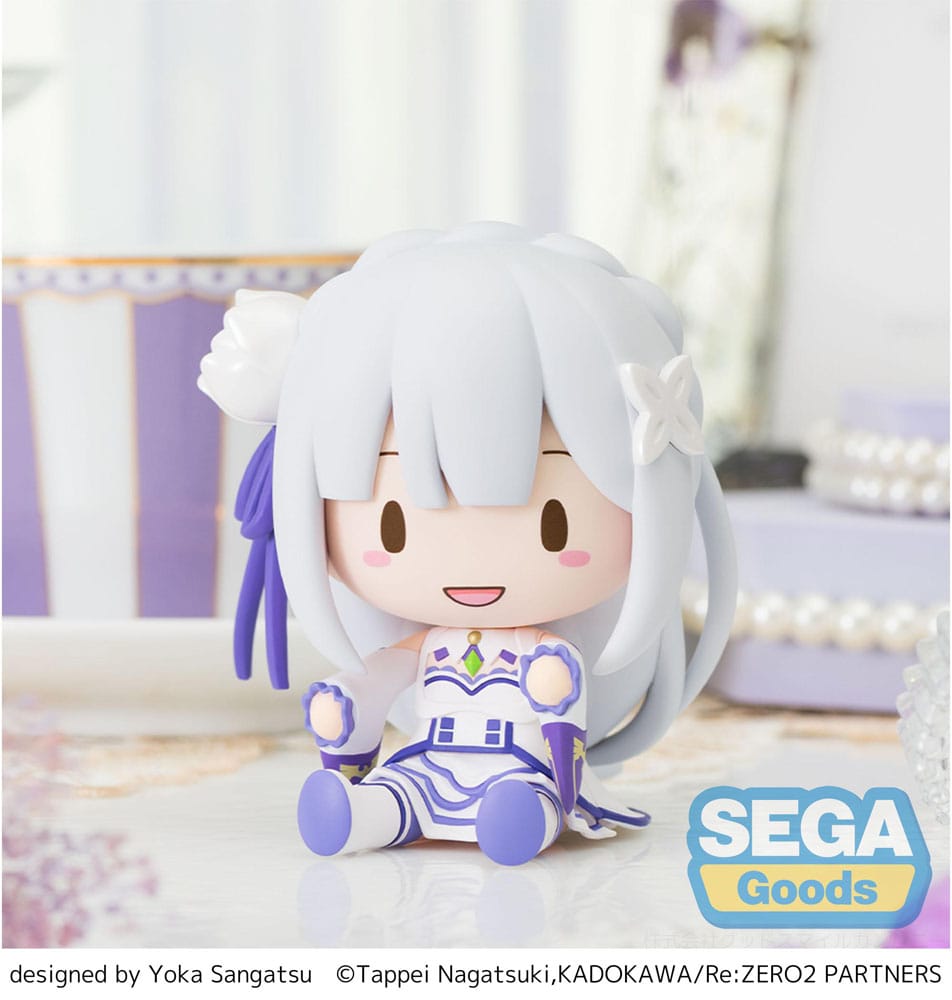 Re:Zero Starting Life in Another World Fuwa Petit Chibi Figure Emilia 8 cm 4582733445793
