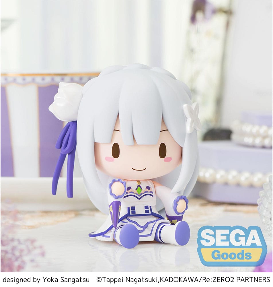 Re:Zero Starting Life in Another World Fuwa Petit Chibi Figure Emilia 8 cm 4582733445793