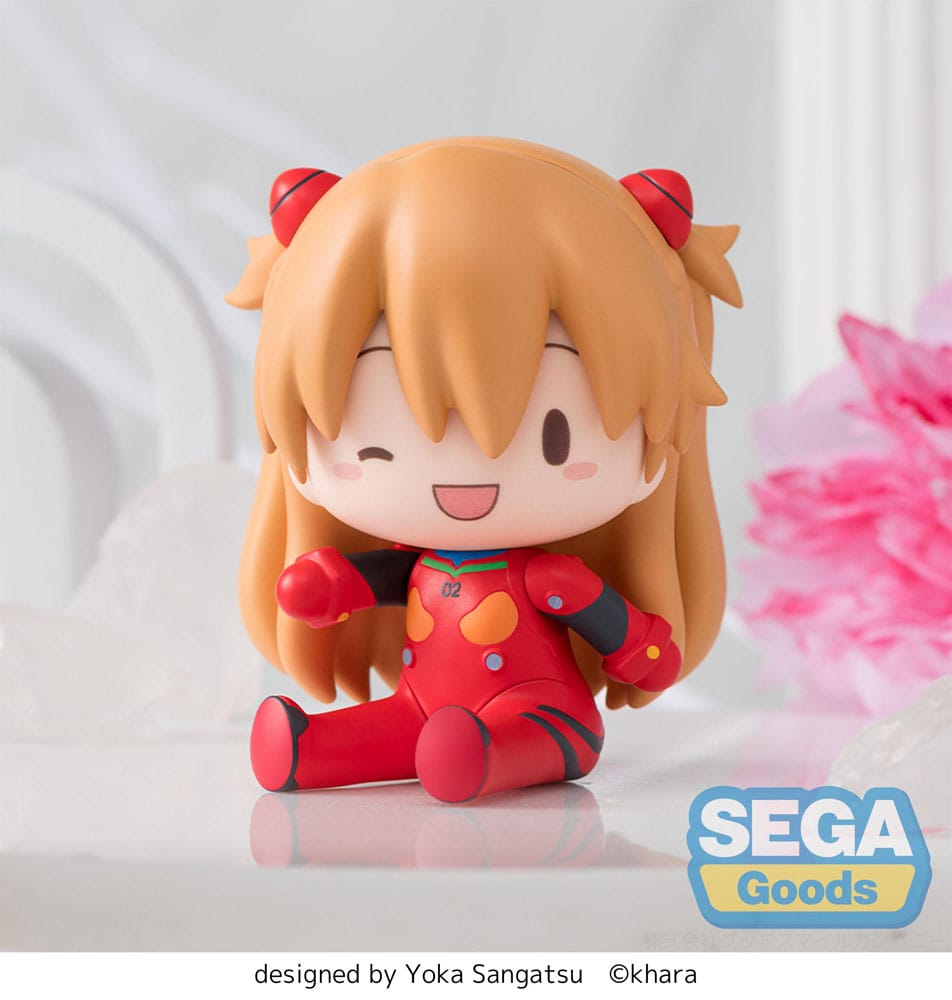 Evangelion: New Theatrical Edition Fuwa Petit Chibi Figure Asuka Plug Suit 8 cm  4582733445816