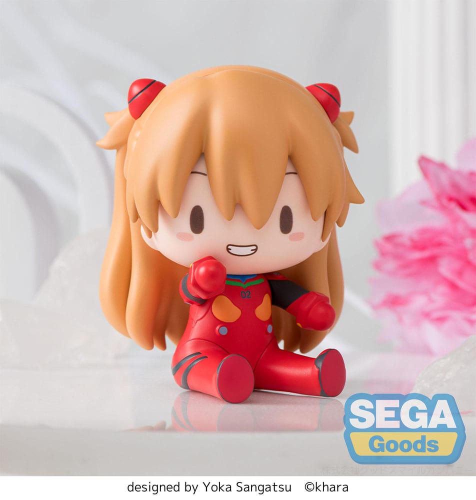 Evangelion: New Theatrical Edition Fuwa Petit Chibi Figure Asuka Plug Suit 8 cm  4582733445816