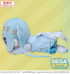COLORFUL STAGE! The Movie: A Miku Who Can't Sing Nesoberi Lay-Down Plush Figure Hatsune Miku Unshuttered Sekai 16 cm 4582733446714