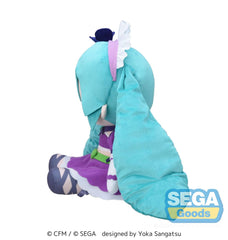 Character Vocal Series 01: Hatsune Miku Fuwa Petit Plush Figure Hatsune Miku x Love and Berry Dress Up and Dance! Sparkly Purple 40 cm 4582733447759