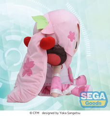 Character Vocal Series 01: Hatsune Miku Fuwa Petit Plush Figure Sakura Miku Dodeka Jumbo 50 cm 4582733451466