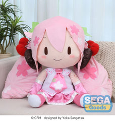 Character Vocal Series 01: Hatsune Miku Fuwa Petit Plush Figure Sakura Miku Dodeka Jumbo 50 cm 4582733451466