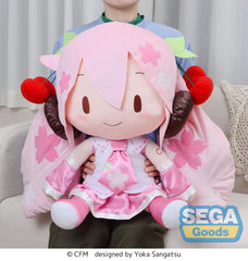 Character Vocal Series 01: Hatsune Miku Fuwa Petit Plush Figure Sakura Miku Dodeka Jumbo 50 cm 4582733451466