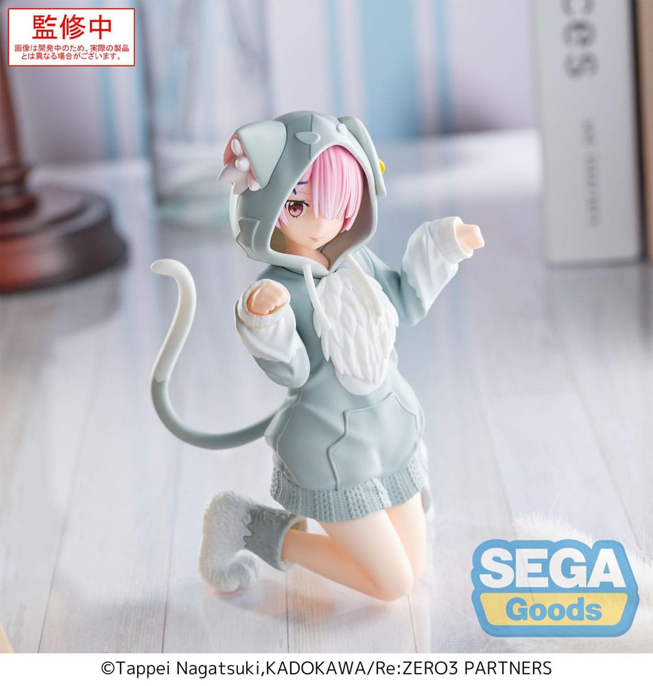 Re:Zero Starting Life in Another World Yumemirize PVC Statue Ram Mofumofu Pack 11 cm  4582733453248