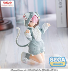 Re:Zero Starting Life in Another World Yumemirize PVC Statue Ram Mofumofu Pack 11 cm  4582733453248