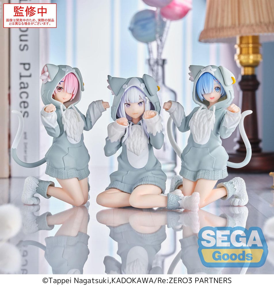 Re:Zero Starting Life in Another World Yumemirize PVC Statue Ram Mofumofu Pack 11 cm  4582733453248