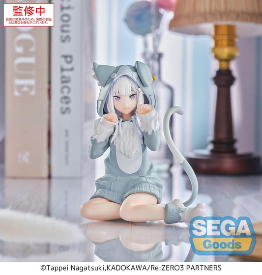 Re:Zero Starting Life in Another World Yumemirize PVC Statue Emilia Mofumofu Pack 11 cm  4582733454412
