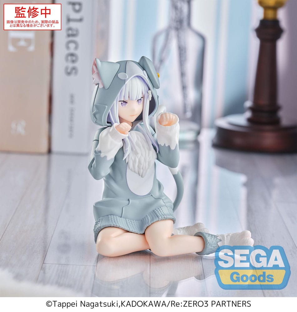 Re:Zero Starting Life in Another World Yumemirize PVC Statue Emilia Mofumofu Pack 11 cm  4582733454412