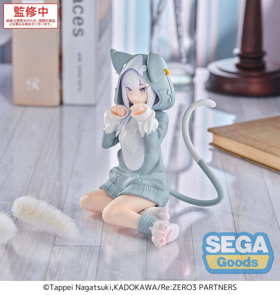 Re:Zero Starting Life in Another World Yumemirize PVC Statue Emilia Mofumofu Pack 11 cm  4582733454412