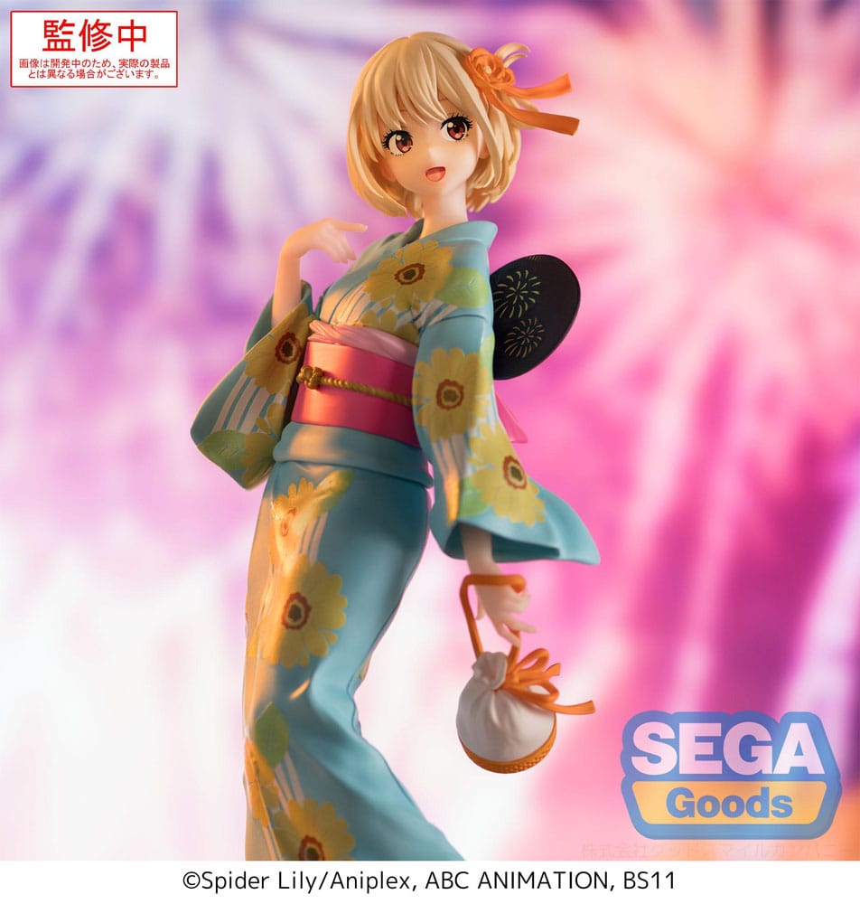 Lycoris Recoil Luminasta PVC Statue Chisato Nishikigi Festival in Yukata 19 cm 4582733455877