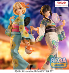 Lycoris Recoil Luminasta PVC Statue Chisato Nishikigi Festival in Yukata 19 cm 4582733455877