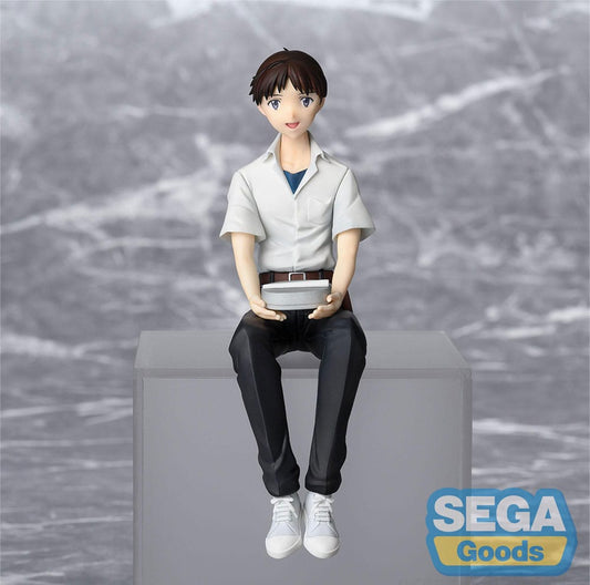 Rebuild of Evangelion PM Perching PVC Statue Shinji Ikari Evangelion New Theatrical Edition 14 cm 4582733457246