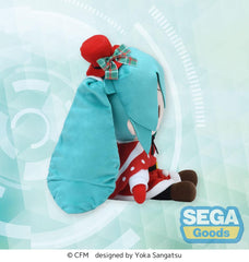 Character Vocal Series 01: Hatsune Miku Fuwa Petit Plush Figure Hatsune Miku Christmas LL 35 cm 4582733458328