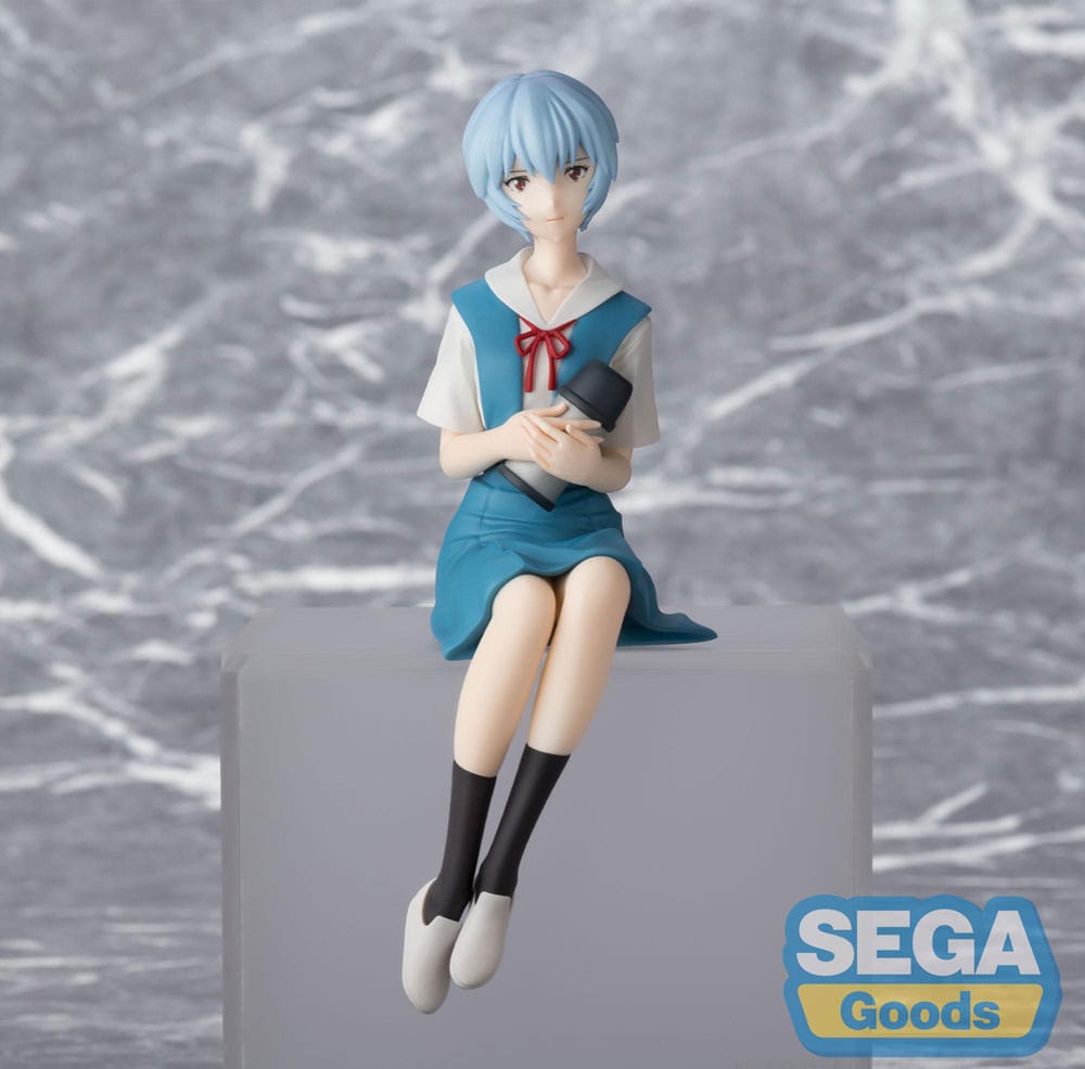 Rebuild of Evangelion PM Perching PVC Statue Rei Ayanami Evangelion New Theatrical Edition 14 cm 4582733459196