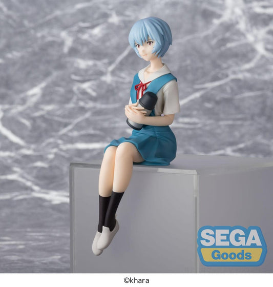 Rebuild of Evangelion PM Perching PVC Statue Rei Ayanami Evangelion New Theatrical Edition 14 cm 4582733459196