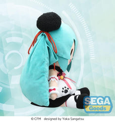 Character Vocal Series 01: Hatsune Miku Fuwa Petit Plush Figure Hatsune Miku Panda Bun LL 40 cm   4582733459479