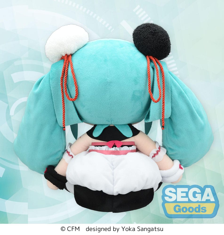 Character Vocal Series 01: Hatsune Miku Fuwa Petit Plush Figure Hatsune Miku Panda Bun LL 40 cm   4582733459479