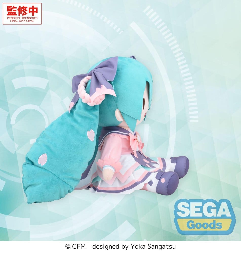 Character Vocal Series 01: Hatsune Miku Fuwa Petit Plush Figure Hatsune Miku New Semester Plush LL 40 cm 4582733465517