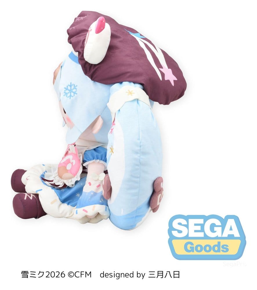 Character Vocal Series 01: Hatsune Miku Fuwa Petit Plush Figure Snow Miku 2026 Dodeka Jumbo 50 cm    4582733469317