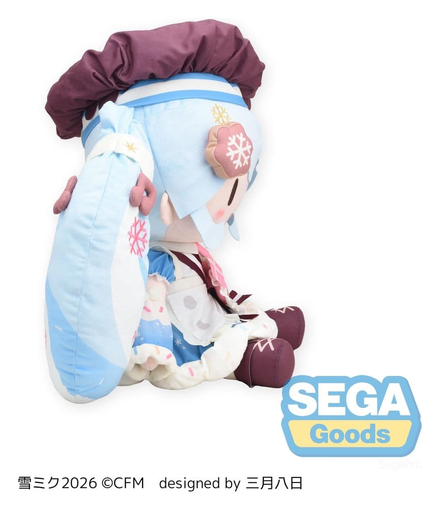 Character Vocal Series 01: Hatsune Miku Fuwa Petit Plush Figure Snow Miku 2026 Dodeka Jumbo 50 cm    4582733469317