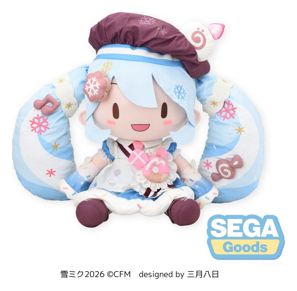 Character Vocal Series 01: Hatsune Miku Fuwa Petit Plush Figure Snow Miku 2026 Dodeka Jumbo 50 cm    4582733469317