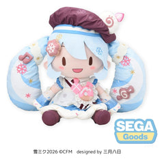 Character Vocal Series 01: Hatsune Miku Fuwa Petit Plush Figure Snow Miku 2026 Dodeka Jumbo 50 cm    4582733469317