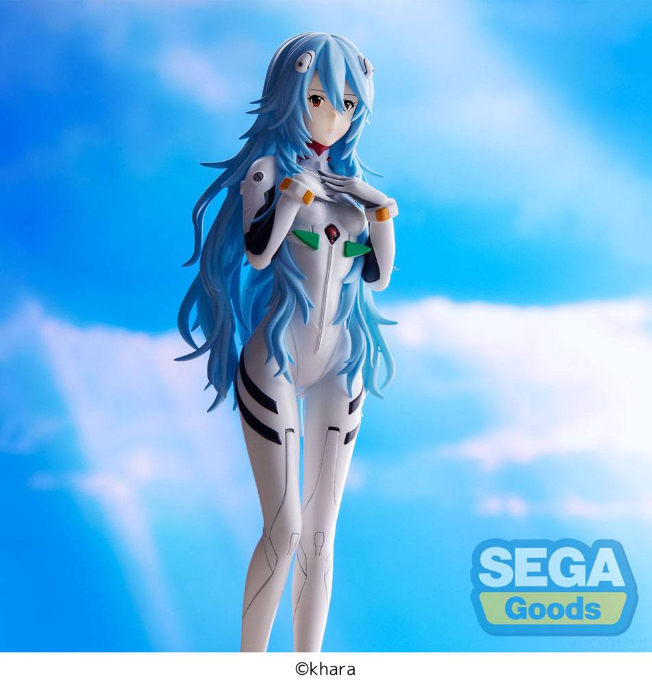Evangelion: 3.0+1.0 Thrice Upon a Time SPM PVC Statue Rei Ayanami Long Hair Ver. 21 cm 4580779503002