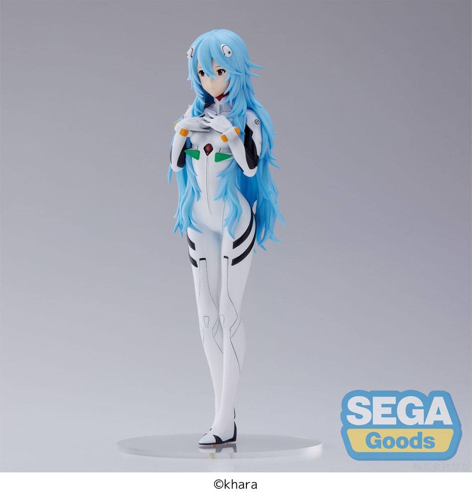 Evangelion: 3.0+1.0 Thrice Upon a Time SPM PVC Statue Rei Ayanami Long Hair Ver. 21 cm 4580779503002