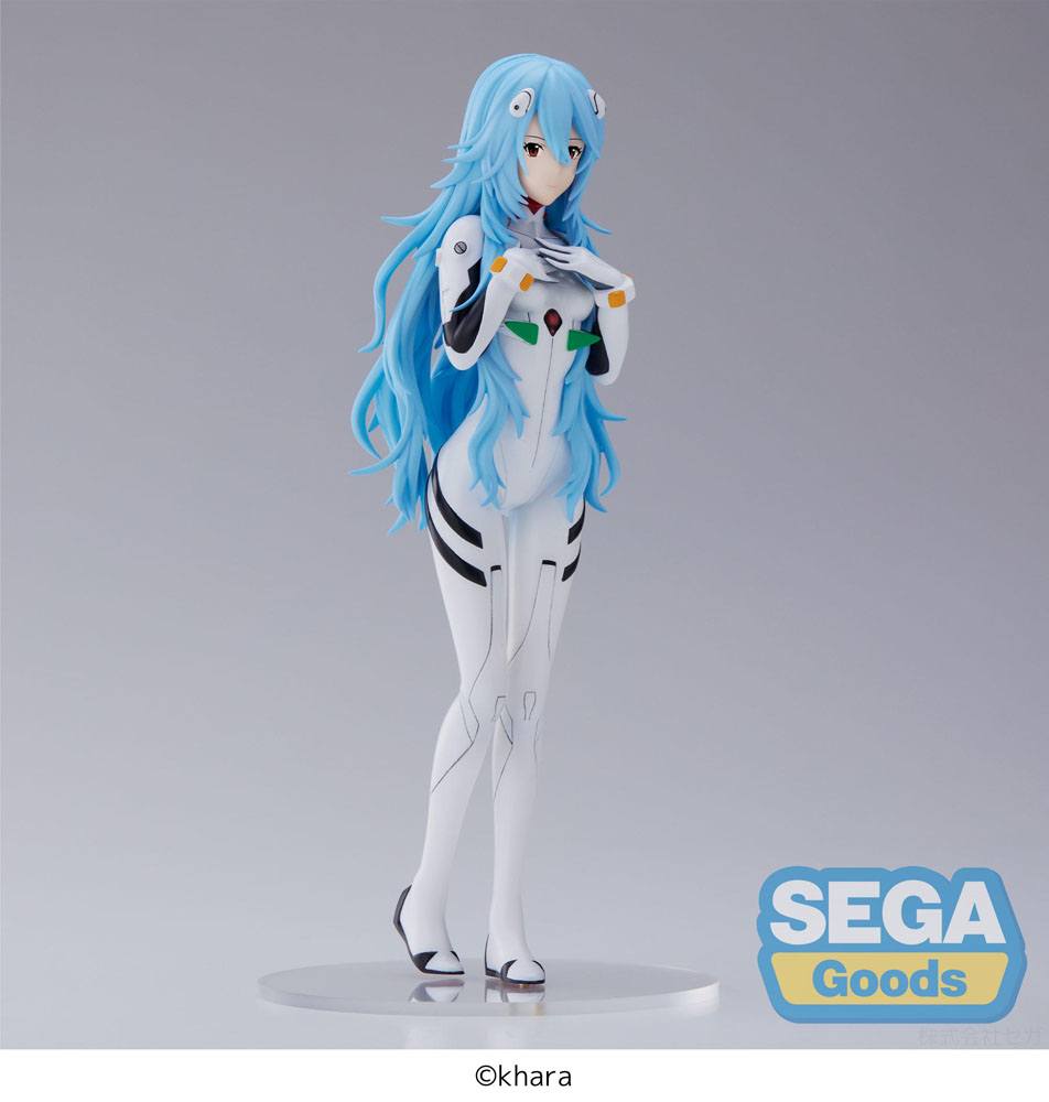 Evangelion: 3.0+1.0 Thrice Upon a Time SPM PVC Statue Rei Ayanami Long Hair Ver. 21 cm 4580779503002