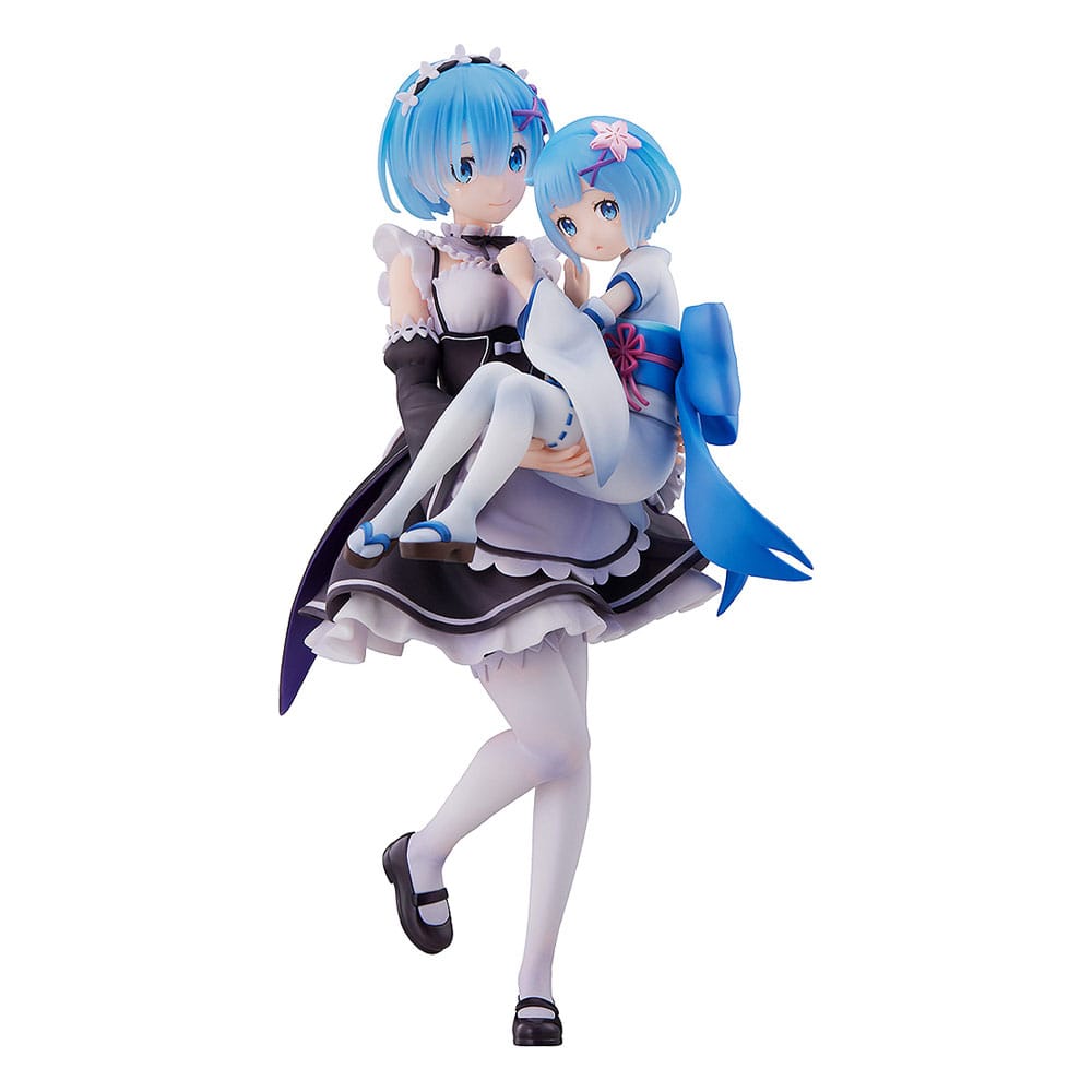 Re:Zero Starting Life in Another World PVC Statue 1/7 Rem & Childhood Rem 23 cm 4580779515081