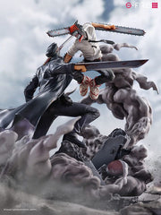 Chainsaw Man Statue Super Situation Figure Chainsaw Man vs. Samurai Sword 26 cm 4580779527725