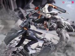 Chainsaw Man Statue Super Situation Figure Chainsaw Man vs. Samurai Sword 26 cm 4580779527725