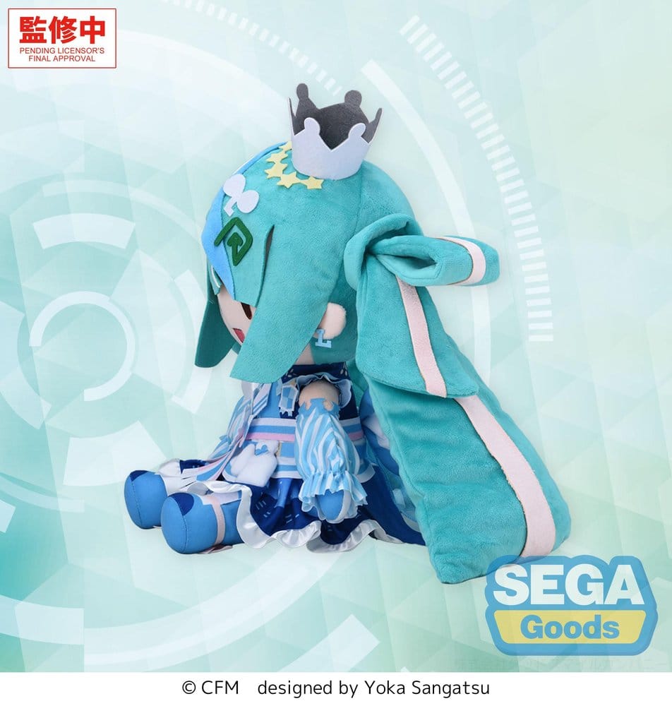 Character Vocal Series 01: Hatsune Miku Fuwa Petit Plush Figure Hatsune Miku LAWSON 50th Anniversary Special LIVE L 30 cm 4573628561001