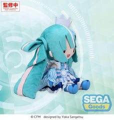 Character Vocal Series 01: Hatsune Miku Fuwa Petit Plush Figure Hatsune Miku LAWSON 50th Anniversary Special LIVE L 30 cm 4573628561001